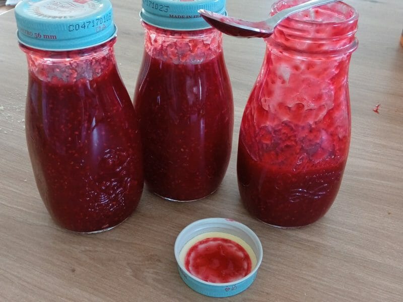 Cliquez pour zoomer ! Confiture de framboises Thermomix par loupiotte002