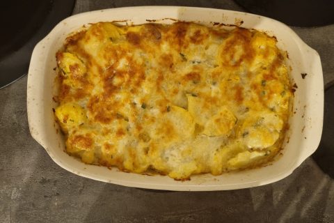 Cliquez pour zoomer ! Gratin de pommes de terre au chorizo Thermomix par gaetan_49