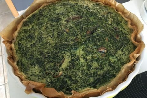 Cliquez pour zoomer ! Quiche épinards et lardons Thermomix par melkidi