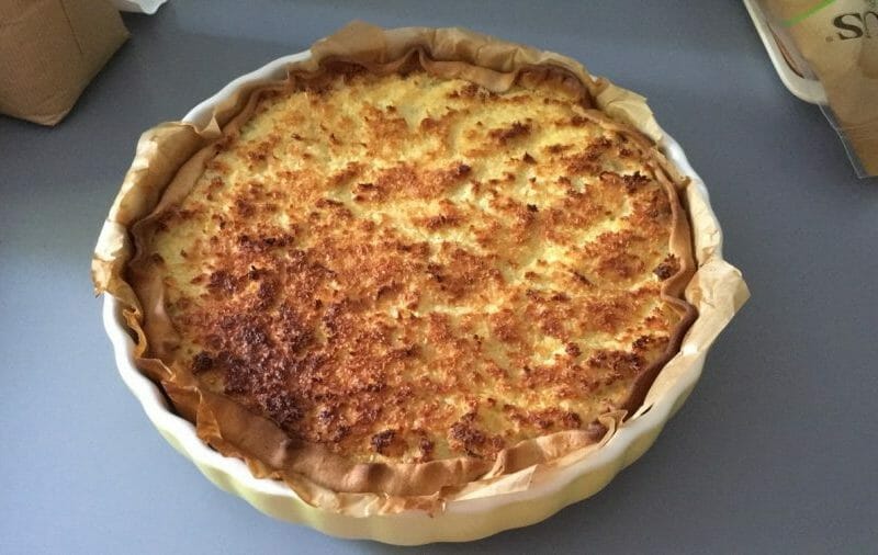 Cliquez pour zoomer ! Tarte à la noix de coco Thermomix par melkidi