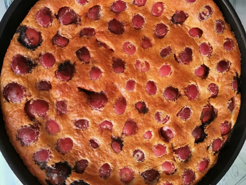 Cliquez pour zoomer ! Clafoutis aux cerises Thermomix par elisabeth_106