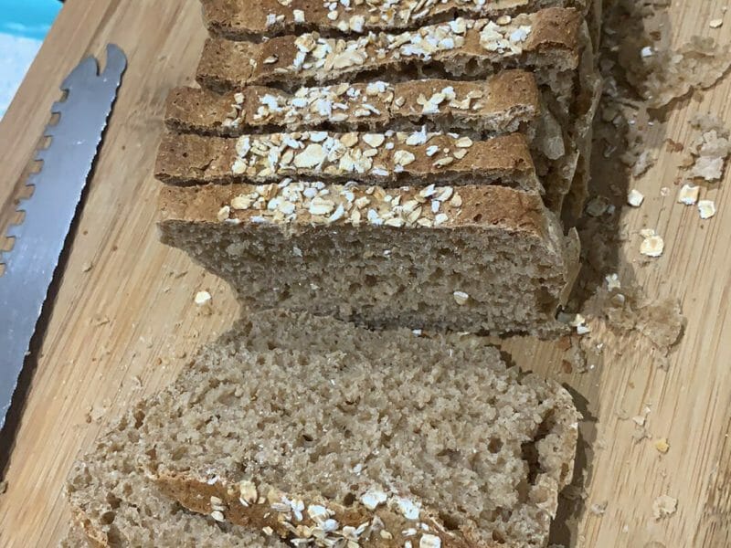 Cliquez pour zoomer ! Pain aux flocons d’avoine et au miel Thermomix par alysse0415