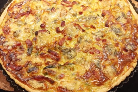 Cliquez pour zoomer ! Flamiche aux poireaux et gorgonzola Thermomix par aurelie1078