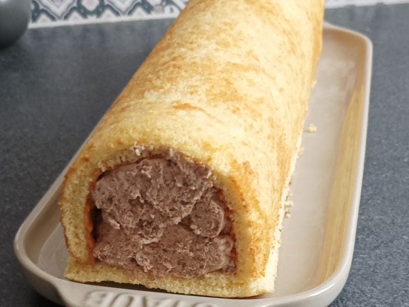 Cliquez pour zoomer ! Bûche Ferrero Rocher Thermomix par aurelie1078