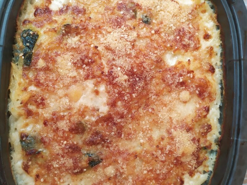Cliquez pour zoomer ! Gratin de perles, saumon et courgettes Thermomix par aurelie1078