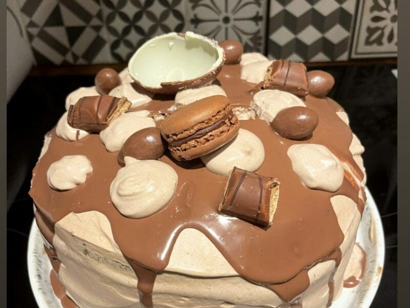 Cliquez pour zoomer ! Layer cake Kinder Bueno Thermomix par jade_41