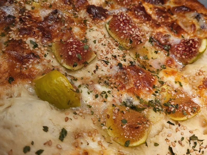 Cliquez pour zoomer ! Focaccia aux figues et gorgonzola Thermomix par noemie8904