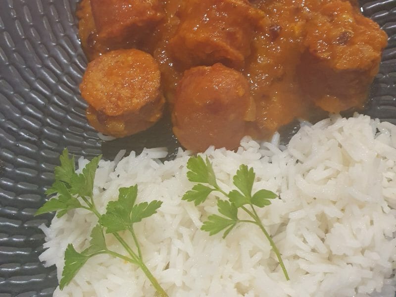 Cliquez pour zoomer ! Rougail saucisse Thermomix par orfe44