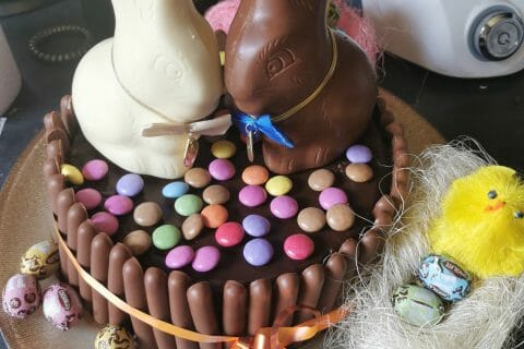 Cliquez pour zoomer ! Gâteau lapin de Pâques Thermomix par kelly74700