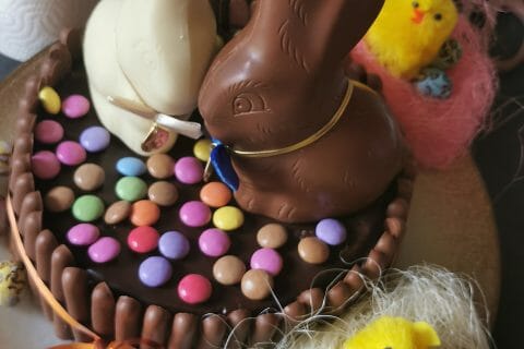 Cliquez pour zoomer ! Gâteau lapin de Pâques Thermomix par kelly74700