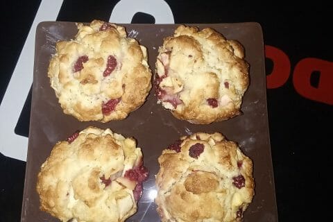 Cliquez pour zoomer ! Cookie-crumble rhubarbe framboises Thermomix par lilou33440