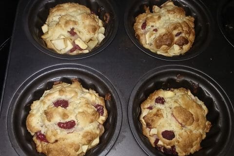 Cliquez pour zoomer ! Cookie-crumble rhubarbe framboises Thermomix par lilou33440