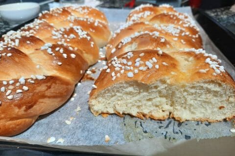 Cliquez pour zoomer ! Brioche tressée à la mie filante Thermomix par Yasmine1985