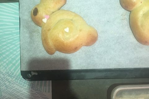 Cliquez pour zoomer ! Brioches lapin de Pâques Thermomix par sophie_739