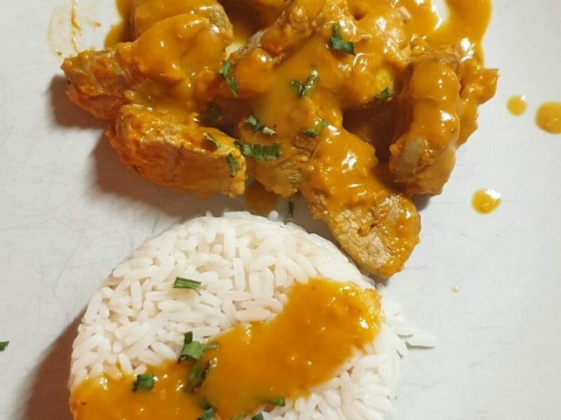 Cliquez pour zoomer ! Filet mignon de porc au lait de coco Thermomix par laurence_299