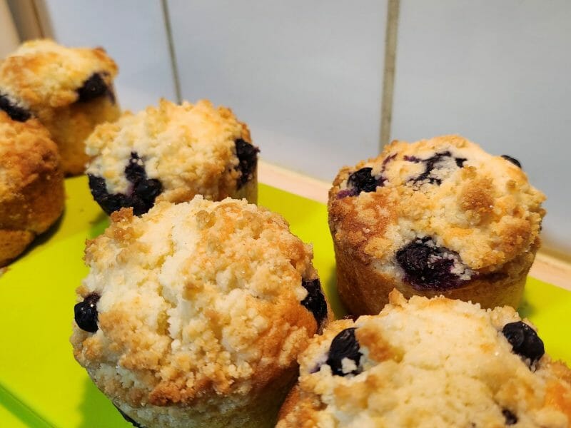 Cliquez pour zoomer ! Muffins aux myrtilles Thermomix par coralie