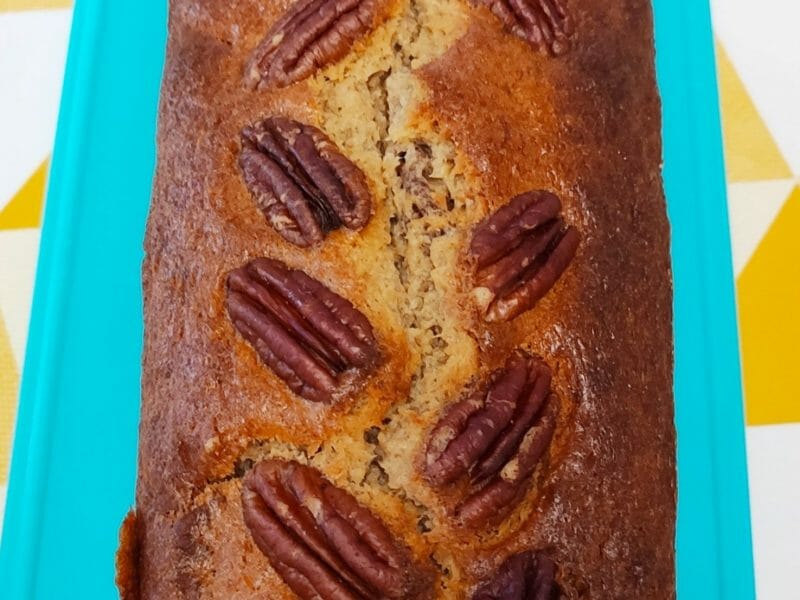 Cliquez pour zoomer ! Banana bread aux noix de pécan Thermomix par Louise-Anne