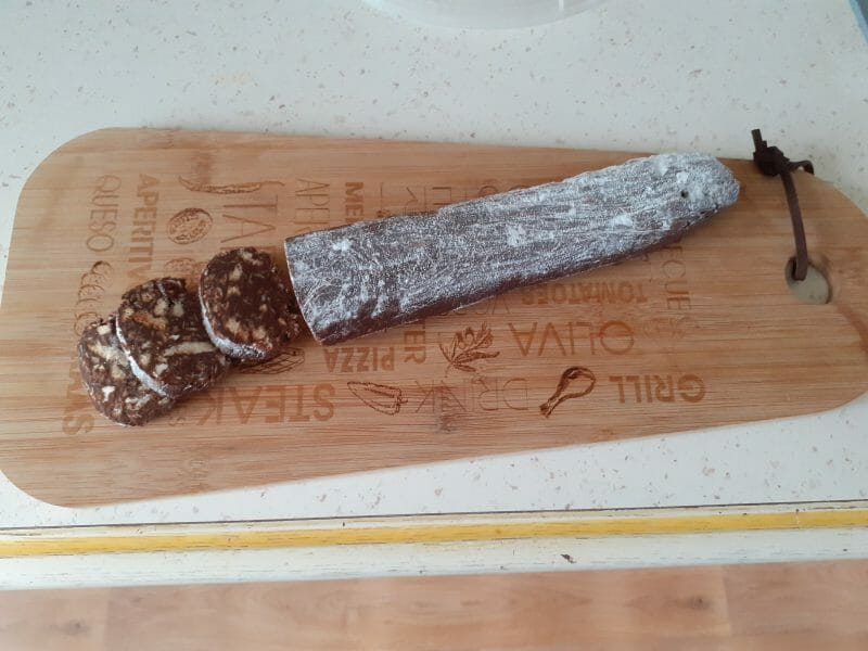 Cliquez pour zoomer ! Saucisson au chocolat Thermomix par lauriane59