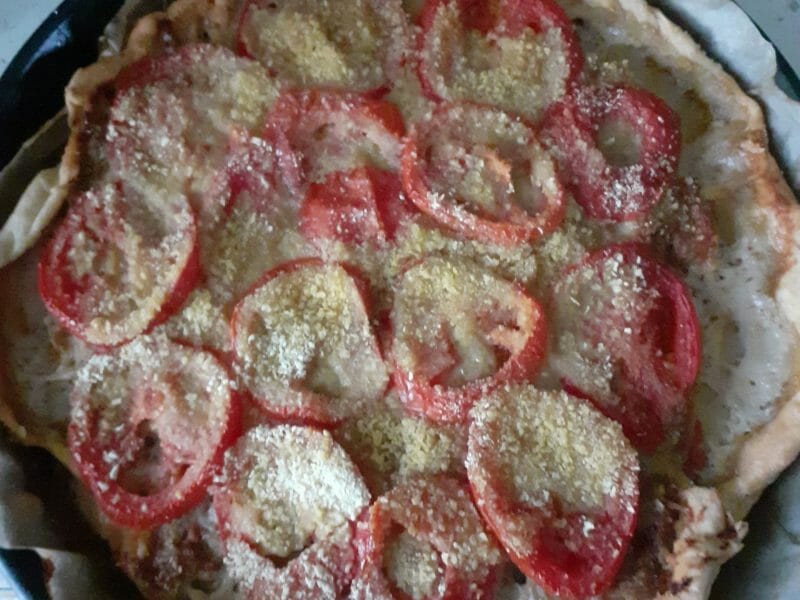 Cliquez pour zoomer ! Tarte salée façon tomates farcies Thermomix par lauriane59