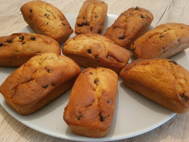 Cliquez pour zoomer ! Cake banane et pépites de chocolat Thermomix par iliana30