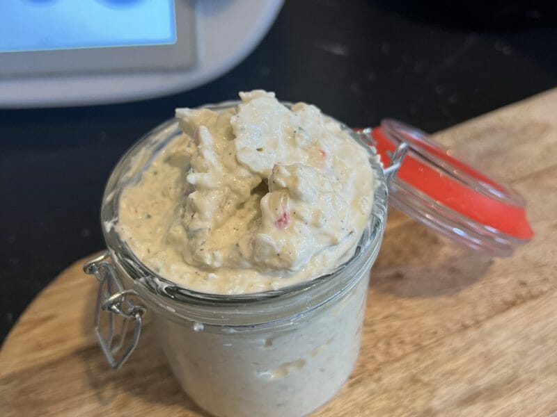 Cliquez pour zoomer ! Rillettes de radis roses au cheese cream Thermomix par maevaa92