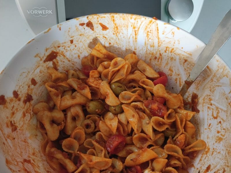 Cliquez pour zoomer ! Salade de pâtes méditerranéenne Thermomix par kara1510