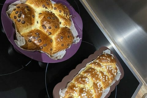 Cliquez pour zoomer ! Brioche tressée à la mie filante Thermomix par melinda1