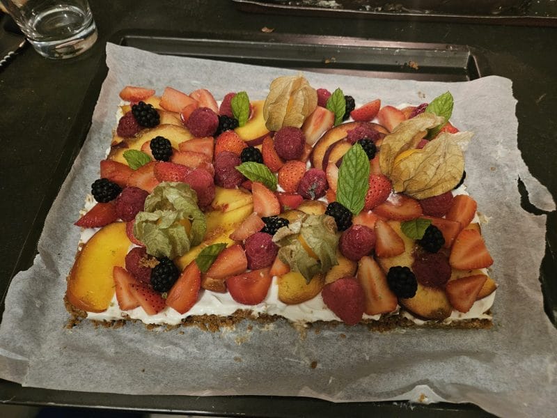 Cliquez pour zoomer ! Tarte aux fraises sans cuisson Thermomix par laura668