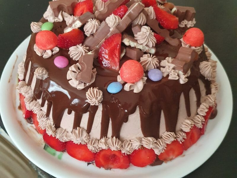 Cliquez pour zoomer ! Layer cake Kinder Bueno Thermomix par laura668