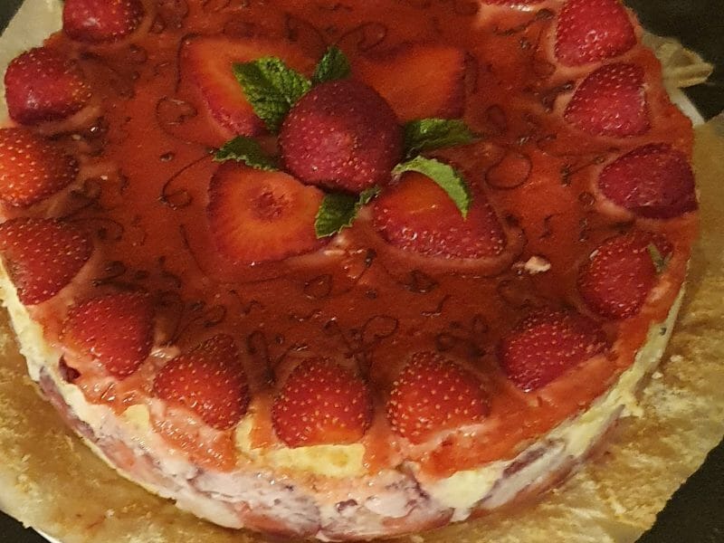 Cliquez pour zoomer ! Fraisier Thermomix par laura668