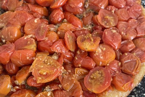 Cliquez pour zoomer ! Tatin de tomates cerises à la tapenade Thermomix par nina699
