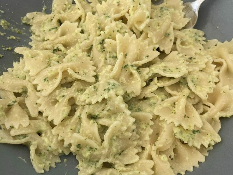 Cliquez pour zoomer ! Farfalle à la crème de courgettes Thermomix par nadege_164