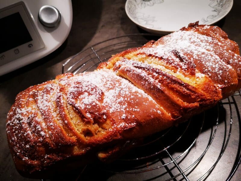 Cliquez pour zoomer ! Brioche à la crème d’amande Thermomix par Catherine68000