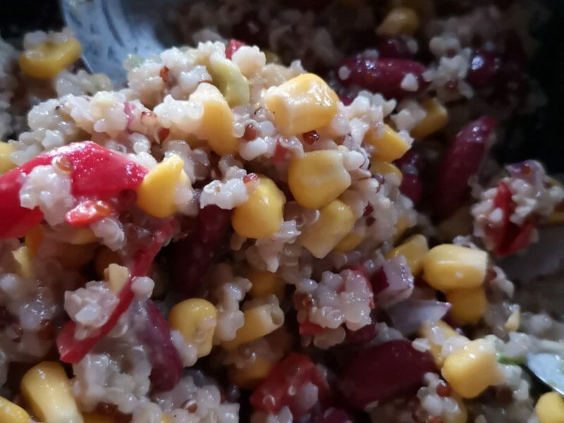 Cliquez pour zoomer ! Salade de quinoa mexicaine Thermomix par Catherine68000