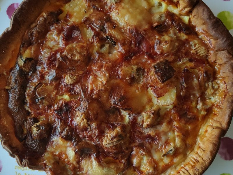 Cliquez pour zoomer ! Tarte gorgonzola et jambon de Parme Thermomix par Karen77