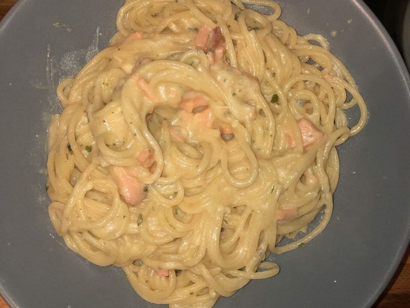 Cliquez pour zoomer ! Farfalle à la crème de courgettes Thermomix par dounia95