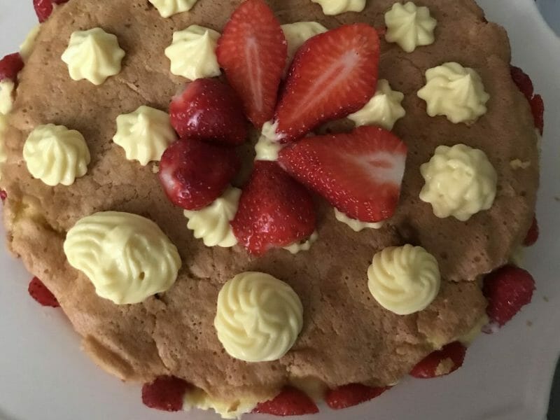 Cliquez pour zoomer ! Fraisier Thermomix par jto