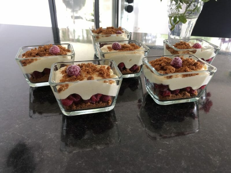 Cliquez pour zoomer ! Tiramisu aux framboises et spéculoos Thermomix par gloutonfamily
