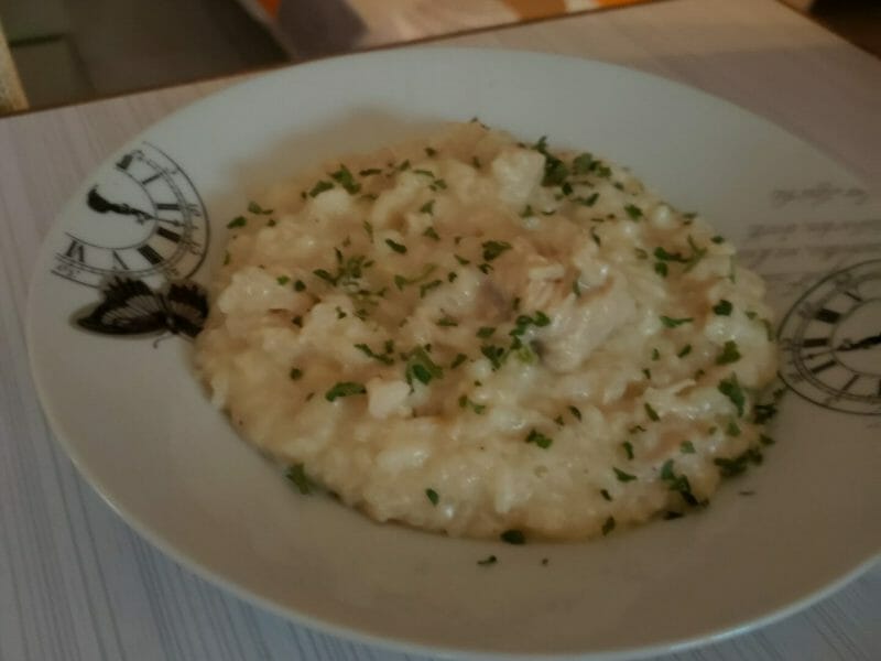 Cliquez pour zoomer ! Risotto poulet et champignons Thermomix par isabelle_556