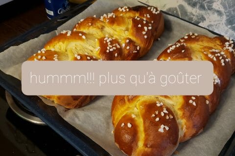 Cliquez pour zoomer ! Brioche tressée à la mie filante Thermomix par isabelle_556