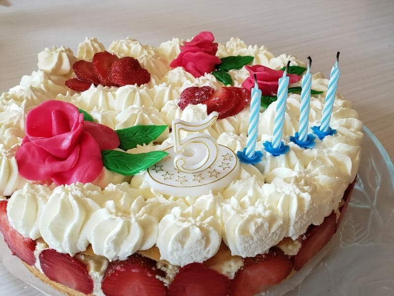 Cliquez pour zoomer ! Fraisier Thermomix par isabelle_556