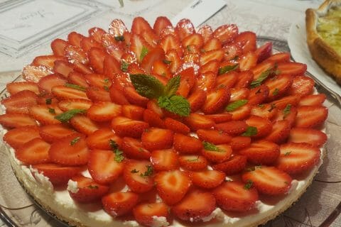 Cliquez pour zoomer ! Tarte aux fraises sans cuisson Thermomix par isabelle_556