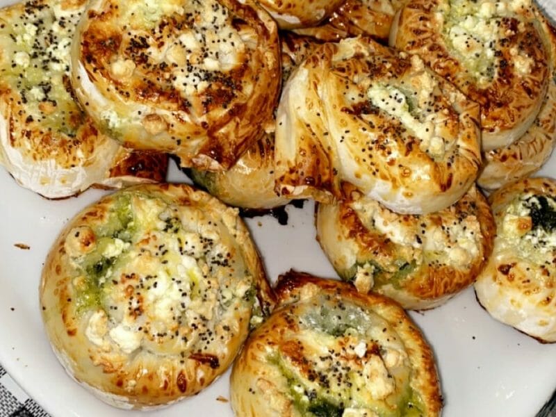 Cliquez pour zoomer ! Spirales feuilletées épinards et feta Thermomix par Brc_Mimi