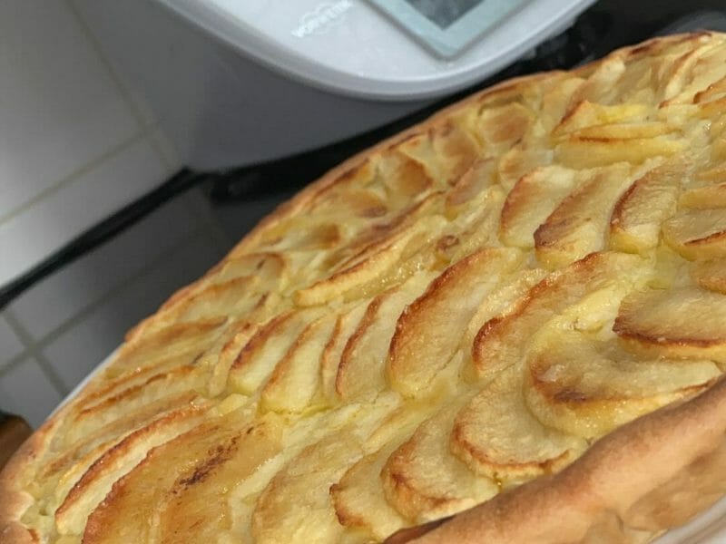Cliquez pour zoomer ! Tarte aux pommes alsacienne Thermomix par Brc_Mimi