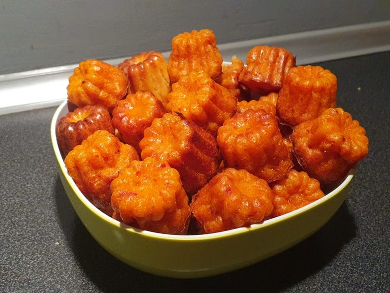 Cliquez pour zoomer ! Mini cannelés chorizo comté Thermomix par Lnmiss