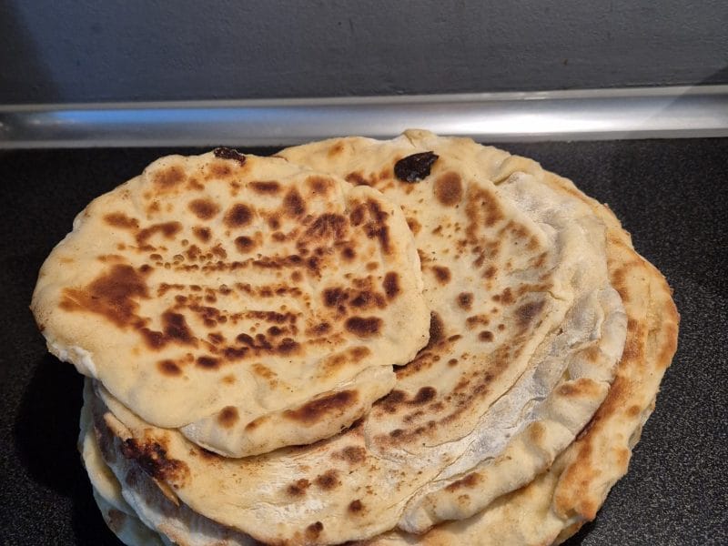 Cliquez pour zoomer ! Naans au fromage Thermomix par Lnmiss
