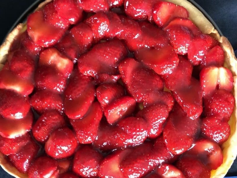 Cliquez pour zoomer ! Tarte aux fraises Thermomix par laladerea
