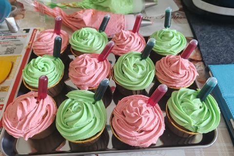 Cliquez pour zoomer ! Cupcakes à la framboise Thermomix par macze