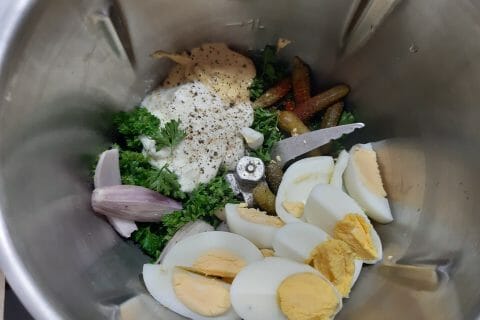 Cliquez pour zoomer ! Rillettes de poulet aux cornichons Thermomix par macze