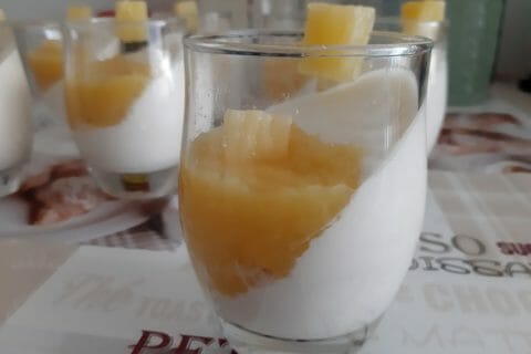 Cliquez pour zoomer ! Panna cotta ananas et lait de coco Thermomix par macze
